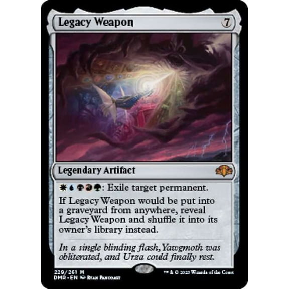 MtG Dominaria Remastered Mythic Rare Legacy Weapon (FOIL) #229