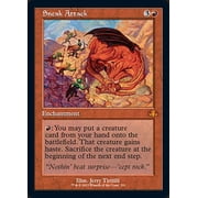 MtG Dominaria Remastered Mythic Rare Sneak Attack Old-Frame FOIL #331