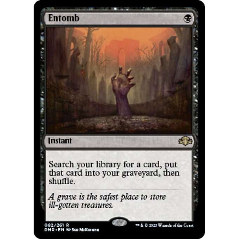 MtG Dominaria Remastered Rare Entomb #82 - Walmart.com