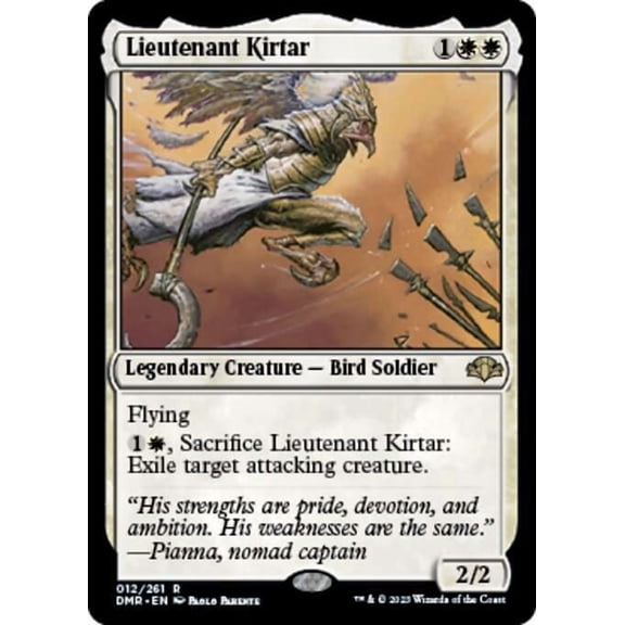 MtG Dominaria Remastered Rare Lieutenant Kirtar #12