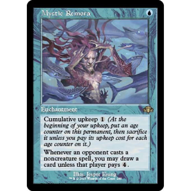 MtG Dominaria Remastered Rare Mystic Remora (Old-Frame) #288