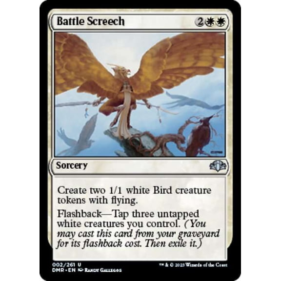 MtG Dominaria Remastered Uncommon Battle Screech #2