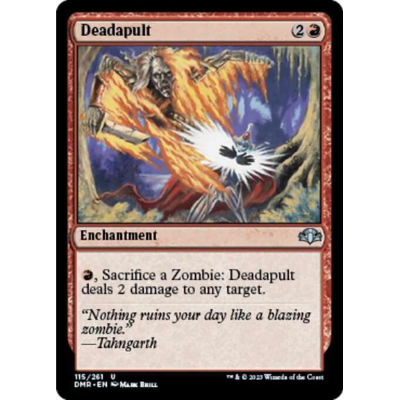 MtG Dominaria Remastered Uncommon Deadapult [FOIL] #115