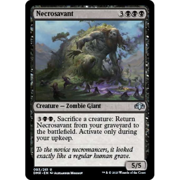 MtG Dominaria Remastered Uncommon Necrosavant #93