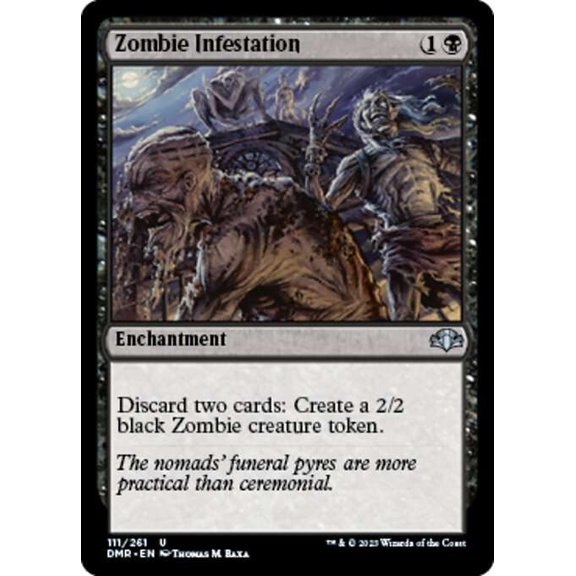MtG Dominaria Remastered Uncommon Zombie Infestation #111