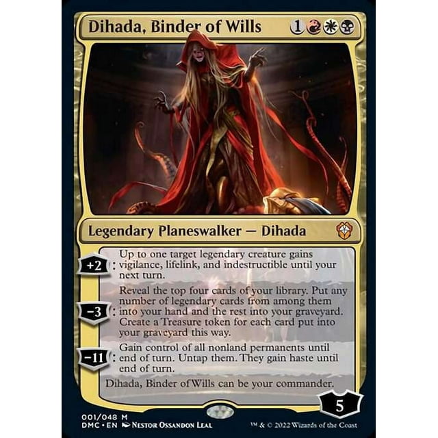 MtG Dominaria United Commander Mythic Rare Dihada, Binder of Wills ...