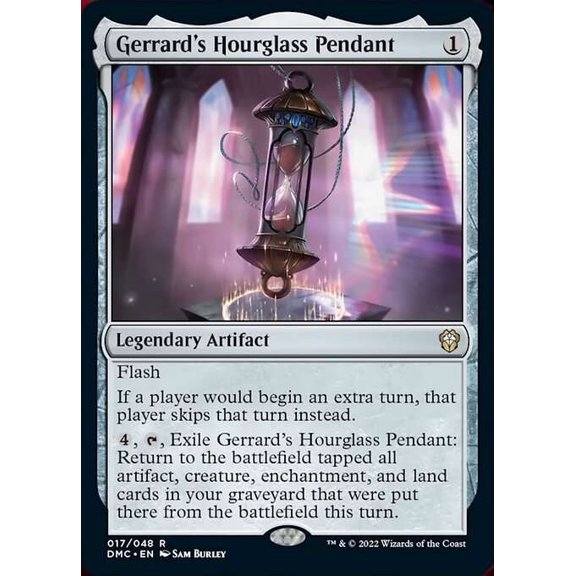 MtG Dominaria United Commander Rare Gerrard's Hourglass Pendant #17