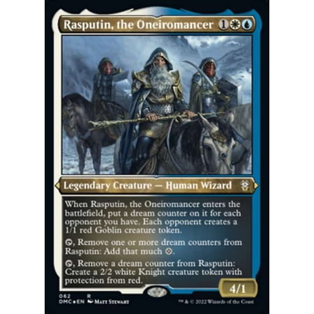 MtG Dominaria United Commander Rare Rasputin, the Oneiromancer (Etched Foil) #62