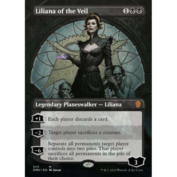 MtG Dominaria United Liliana of the Veil (Borderless Planeswalker)