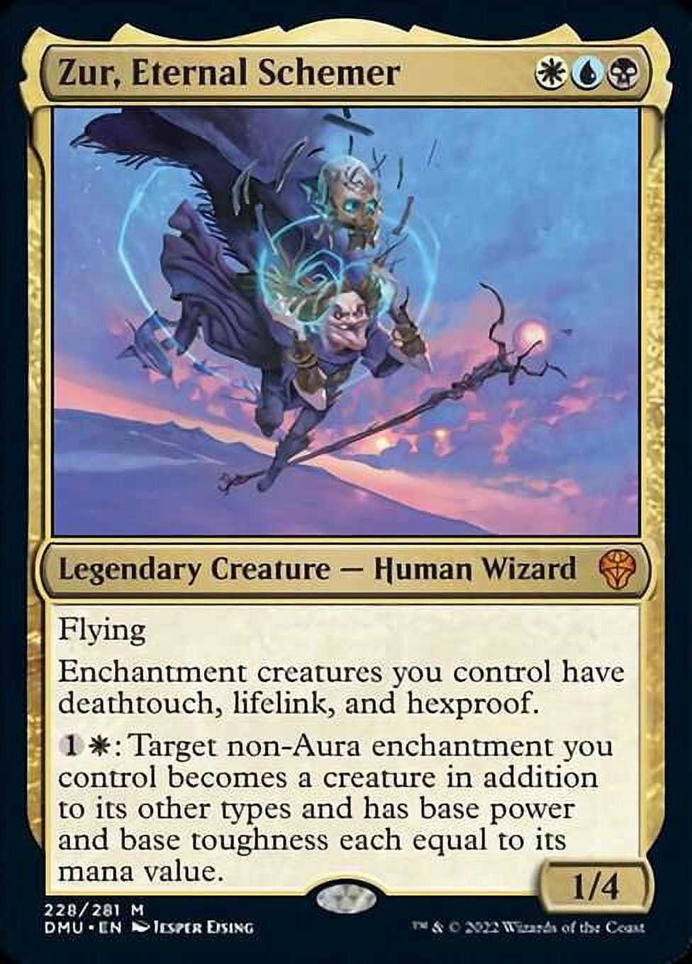MtG Dominaria United Mythic Rare Zur, Eternal Schemer (FOIL) #228 -  Walmart.com