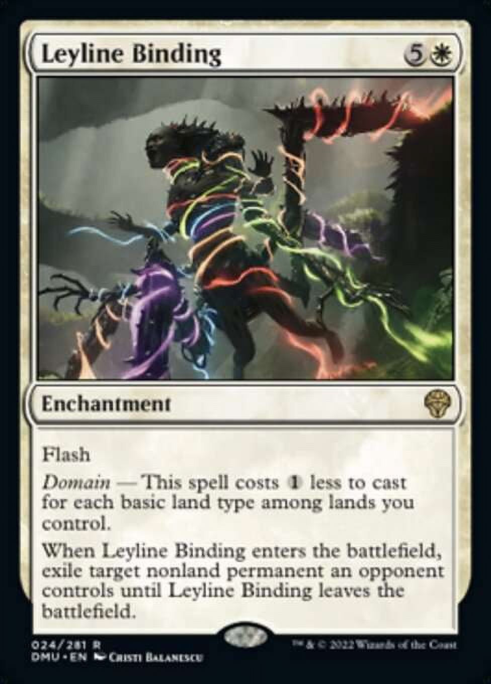 mtg d&d rare cards Dominaria United Leyline Binding #24 Magic The Gathering Conspiracy Single