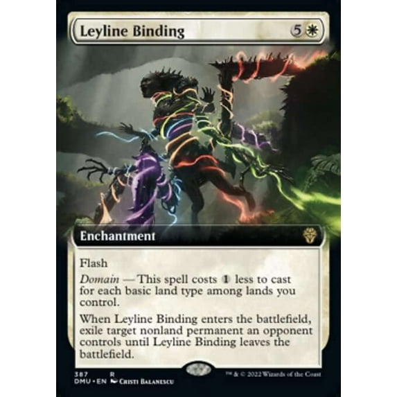 MtG Dominaria United Rare Leyline Binding (Extended Art) #387