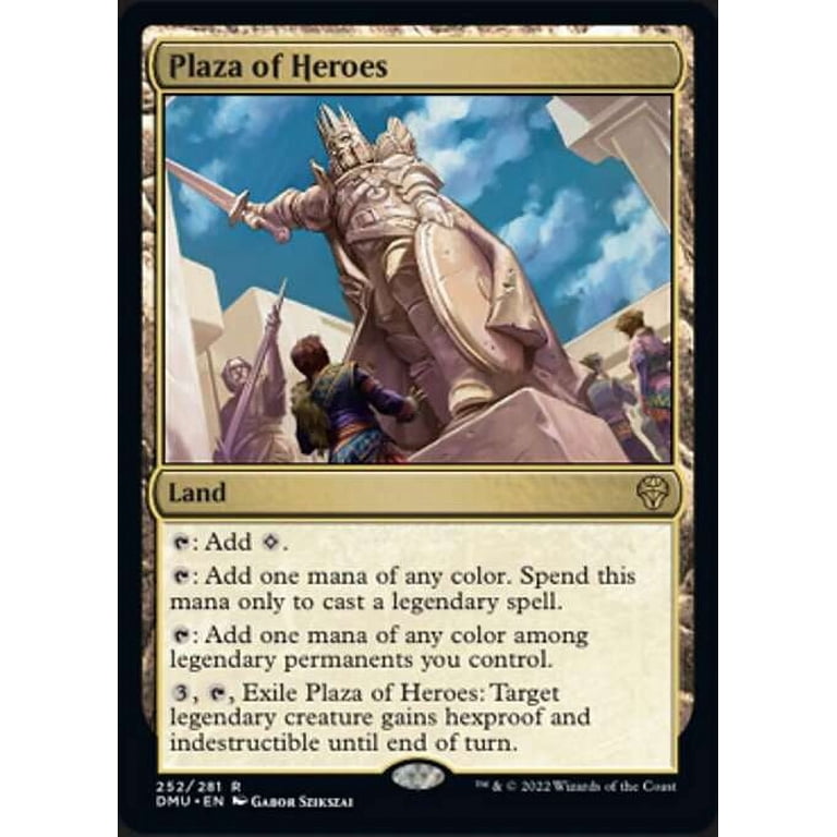 Mtg Dominaria United Rare Plaza of Heroes #252 Mtg Dominaria United Rare Plaza of Heroes #252