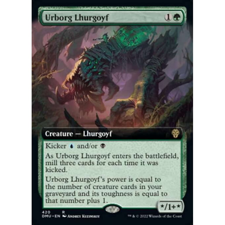 MtG Dominaria United Rare Urborg Lhurgoyf (Extended Art FOIL) #420 -  Walmart.com
