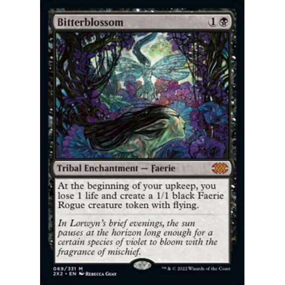 MtG Double Masters 2022 Mythic Rare Bitterblossom