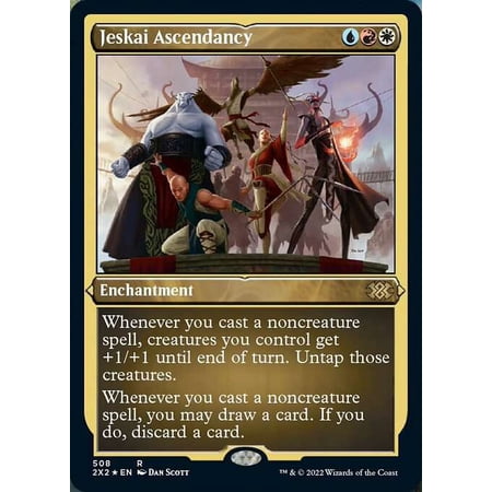 MtG Double Masters 2022 Rare Jeskai Ascendancy (Etched Foil-Only Cards) #508