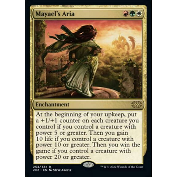 MtG Double Masters 2022 Rare Mayael's Aria #253