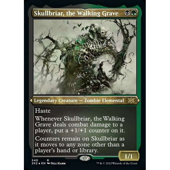 MtG Double Masters 2022 Rare Skullbriar, the Walking Grave (Etched Foil-Only Cards) #540