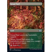 MtG Double Masters 2022 Uncommon Gruul Turf Alternate Art Borderless FOIL #407