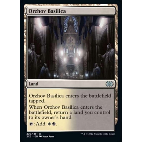 MtG Double Masters 2022 Uncommon Orzhov Basilica #327