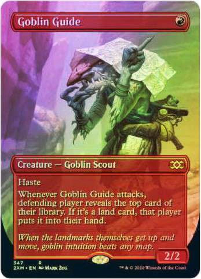 MtG Double Masters Rare Goblin Guide (FOIL Alternate Art Borderless) #347 -  Walmart.com