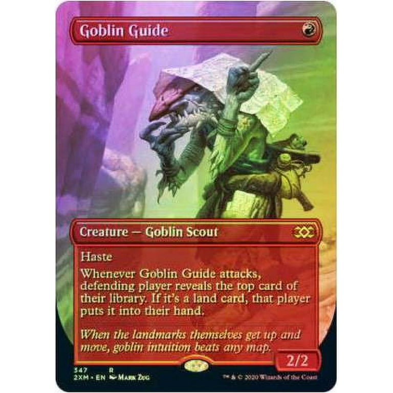 MtG Double Masters Rare Goblin Guide (FOIL Alternate Art Borderless) #347 - Walmart.com MtG Double Masters Rare Goblin Guide (FOIL Alternate Art Borderless) #347 - Walmart.com