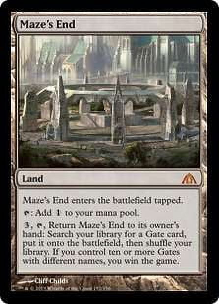mtg dragon's maze cards Mythic Rare Maze's End #152 Different rarities will appear Magic The Gathering Trading Card