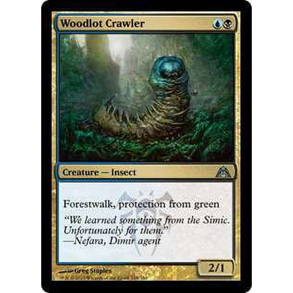 MtG Dragon's Maze Uncommon Woodlot Crawler (Foil) #118