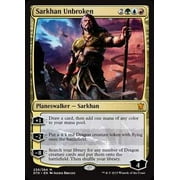 MtG Dragons of Tarkir Mythic Rare Sarkhan Unbroken