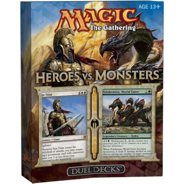 mtg heroes vs monsters card list Magic The Gathering: vs. Duel Deck (2 Limited Edition Theme Decks) : Toys & Games Heroes of many worlds must prove their worth by confronting these immense creatures Duel Decks (Heroes vs. Monsters)
