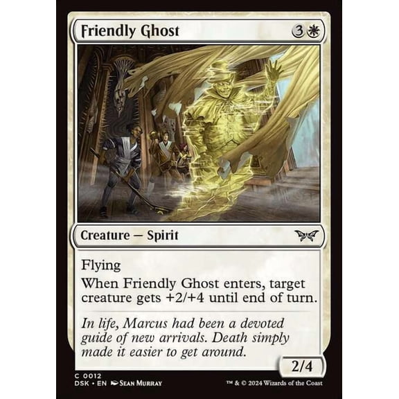 MtG Duskmourn: House of Horror Common Friendly Ghost #12