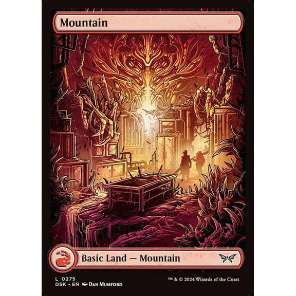 MtG Duskmourn: House of Horror Common Mountain [FOIL] #275