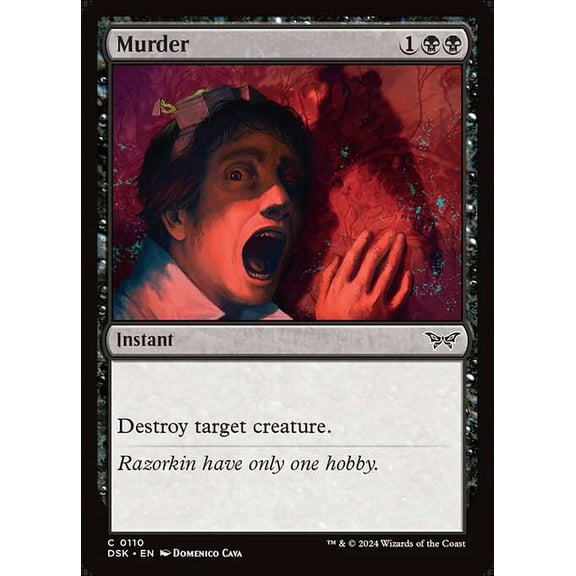 MtG Duskmourn: House of Horror Common Murder #110