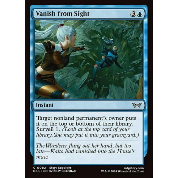MtG Duskmourn: House of Horror Common Vanish from Sight #82