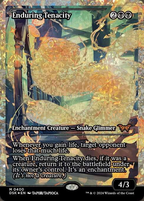 mtg duskmourn enduring cards Innocence Playmat for Magic: The Gathering When Enduring Courage dies Enduring Tenacity - Duskmourn: House