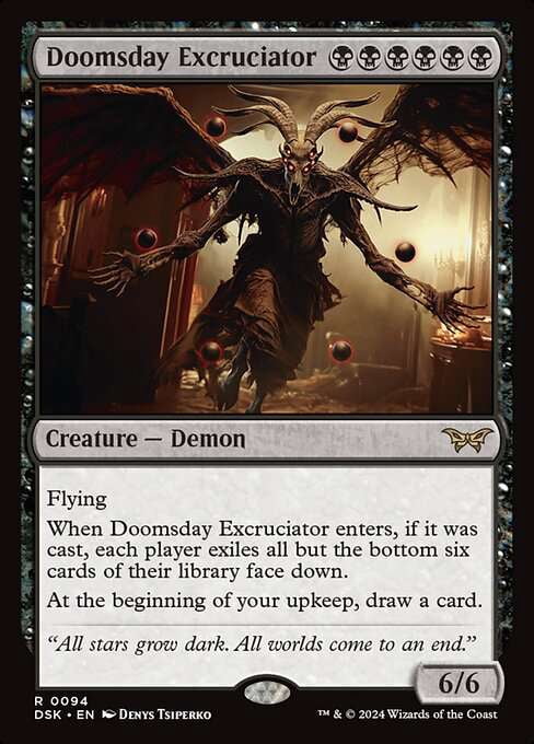 rare duskmourn cards MtG Duskmourn: House of Horror Doomsday Excruciator #94 My Top 10 Cards for