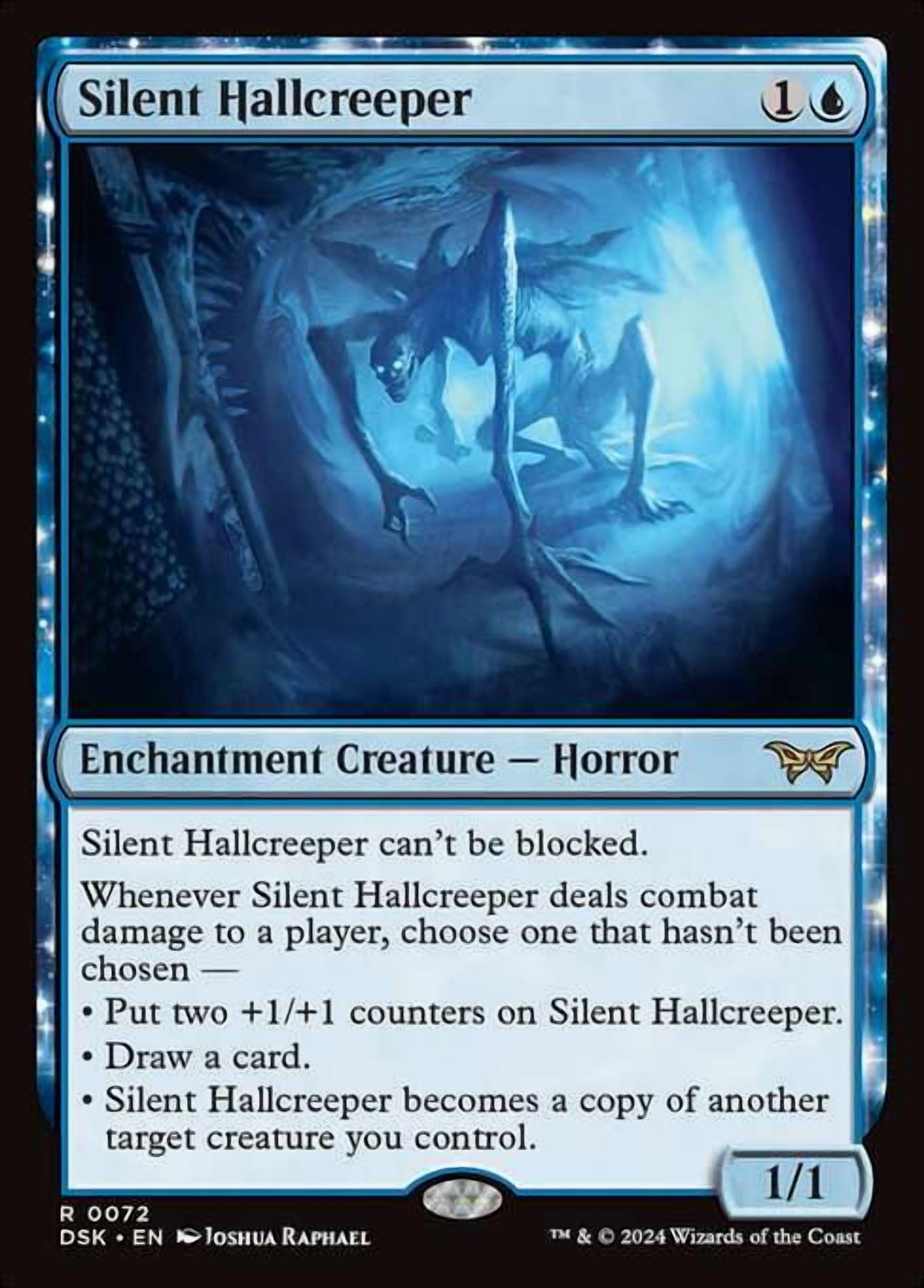 MtG Duskmourn: House of Horror Rare Silent Hallcreeper #72 - Walmart.com MtG Duskmourn: House of Horror Rare Silent Hallcreeper #72 - Walmart.com