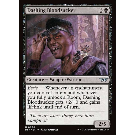 MtG Duskmourn: House of Horror Uncommon Dashing Bloodsucker #90