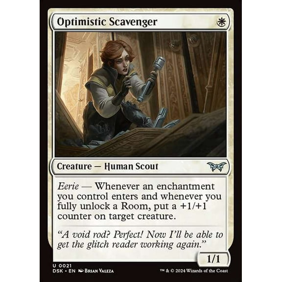 MtG Duskmourn: House of Horror Uncommon Optimistic Scavenger [FOIL] #21