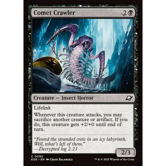 MtG Edge of Eternities Common Comet Crawler #92