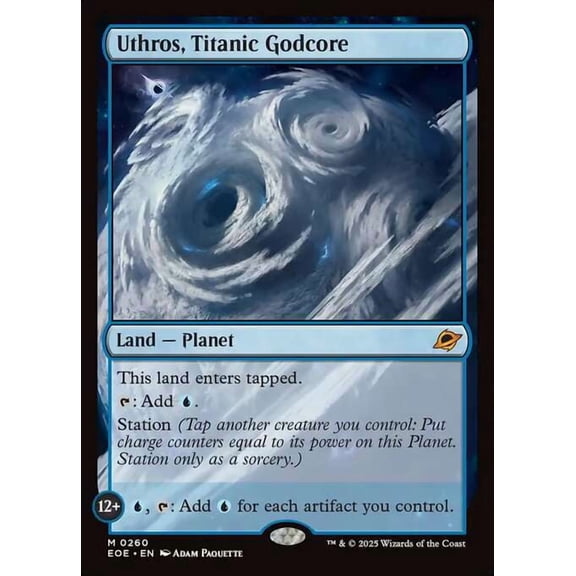 MtG Edge of Eternities Mythic Rare Uthros, Titanic Godcore [FOIL] #260