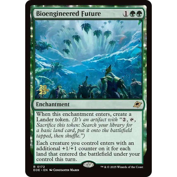 MtG Edge of Eternities Rare Bioengineered Future [Prerelease FOIL] #172