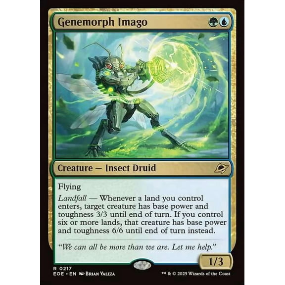MtG Edge of Eternities Rare Genemorph Imago (FOIL) #217