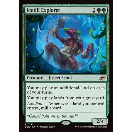 MtG Edge of Eternities Rare Icetill Explorer #192