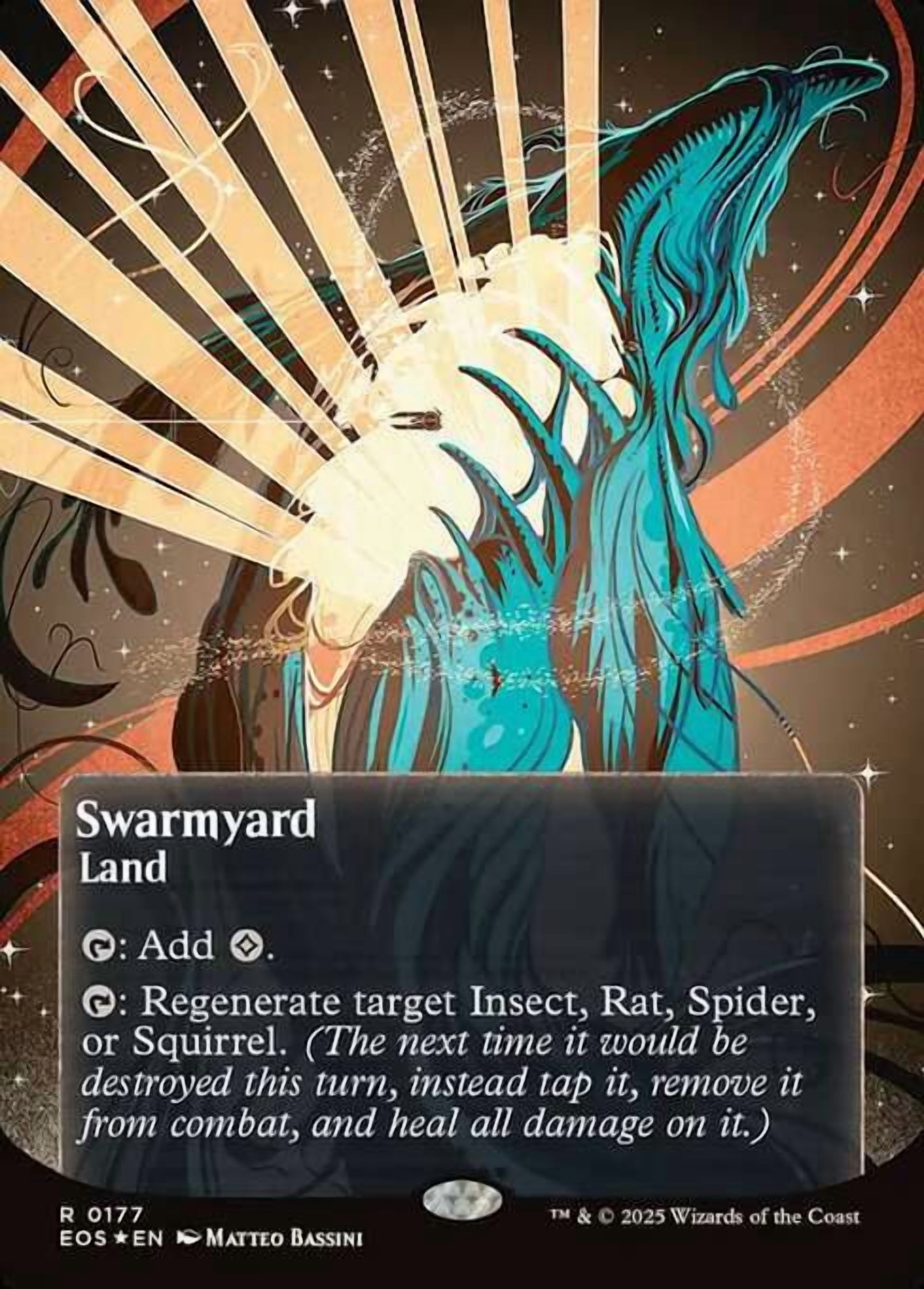 MtG Edge of Eternities: Stellar Sights Rare Swarmyard (Galaxy Foil ...