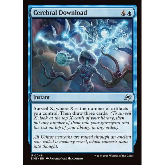 MtG Edge of Eternities Uncommon Cerebral Download #48