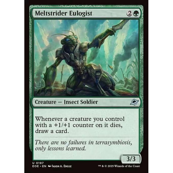 MtG Edge of Eternities Uncommon Meltstrider Eulogist #197