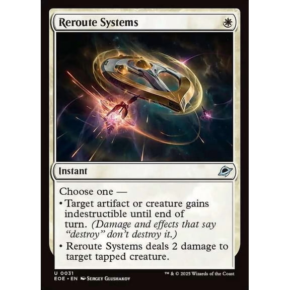 MtG Edge of Eternities Uncommon Reroute Systems #31