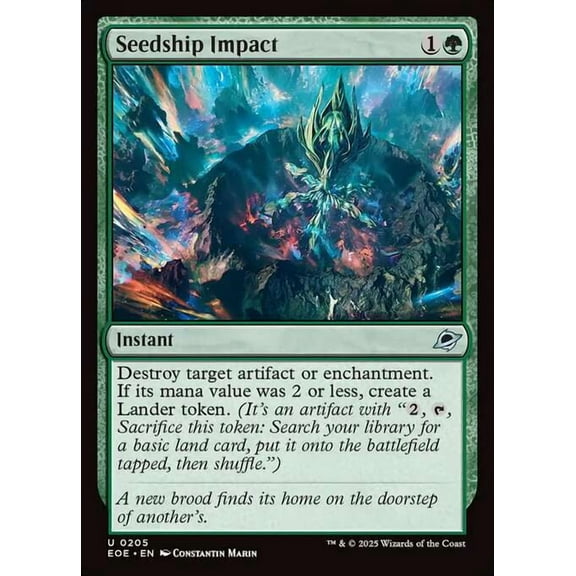 MtG Edge of Eternities Uncommon Seedship Impact (FOIL) #205