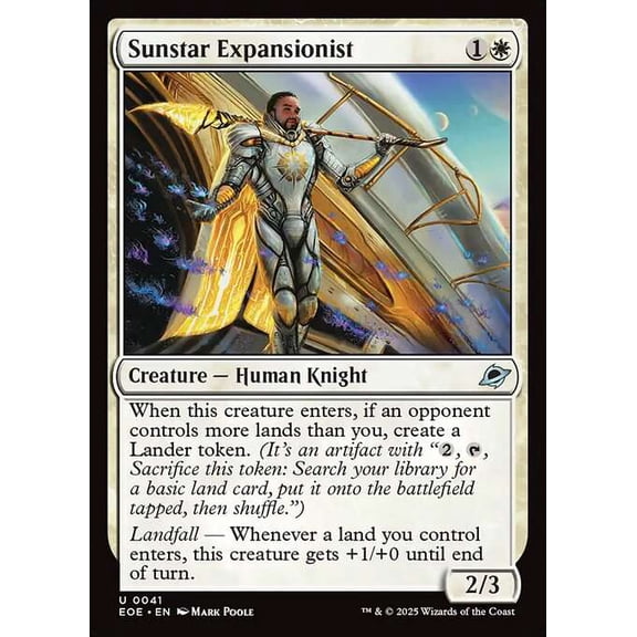 MtG Edge of Eternities Uncommon Sunstar Expansionist #41